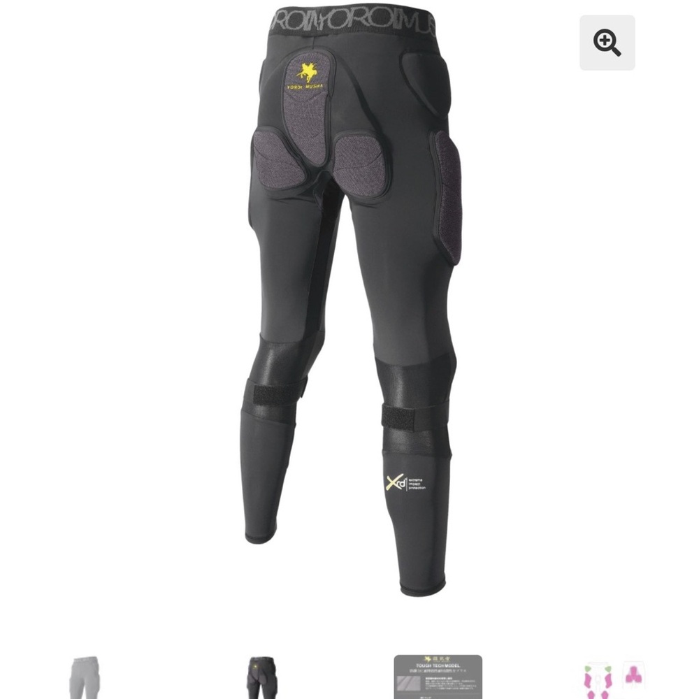 Black Protective Sports Pants